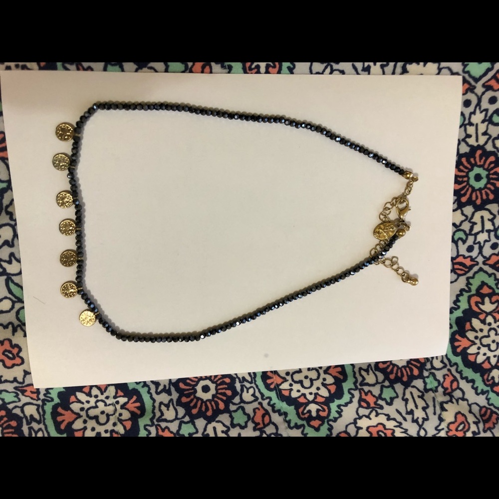 Blue/gold necklace